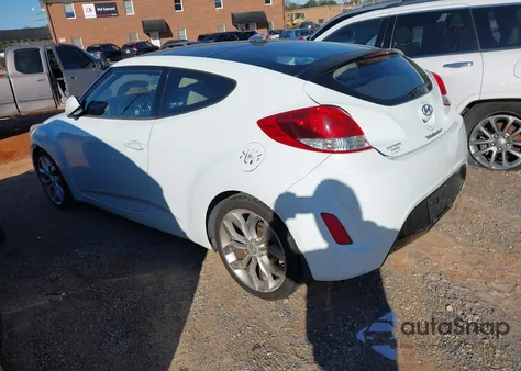 2012 Hyundai Veloster Base W/Gray z USA, uszkodzony, nr VIN KMHTC6AD0CU053735